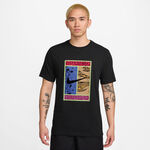 Nike Bekleidung Nike Court Dri-Fit Court T-Shirt Herren-Schwarz,Mehrfarbig