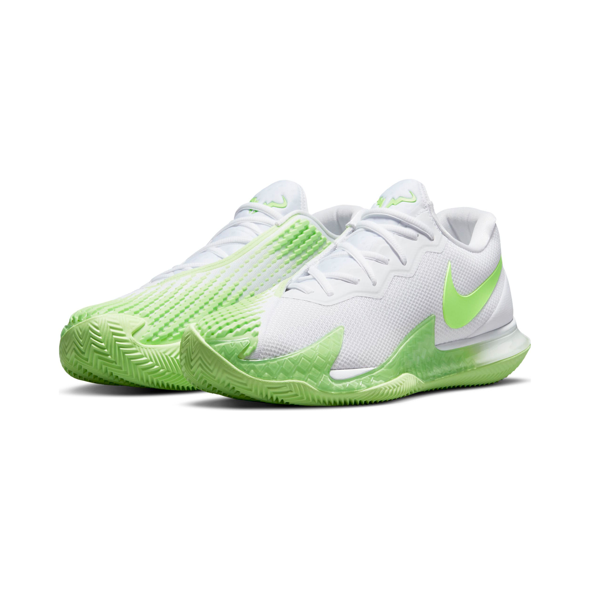 Nike Rafael Nadal Zoom Vapor Cage 4 Sandplatzschuh Herren WeiB Neongrun online kaufen Tennis Point CH
