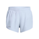 Under Armour Bekleidung Under Armour Fly By 3in Laufshorts Damen-Hellblau