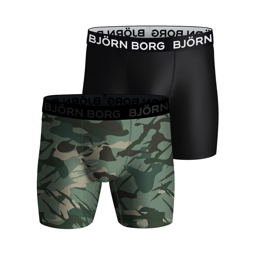 Björn Borg Performance Boxer Short 2Er Pack Herren - Mehrfarbig