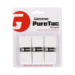 Gamma Overgrips Gamma Pure Tac 3er Pack-Weiß