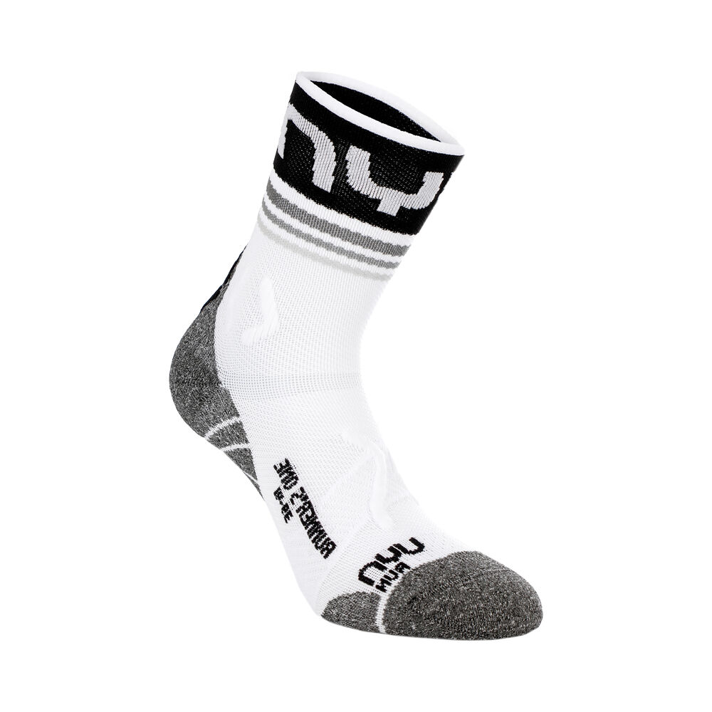 UYN Runner%27s One Short Laufsocken Herren - Weiß, Schwarz