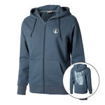Quiet Please Bekleidung Quiet Please Circles'n'Squares 2.0 Trainingsjacke Damen-Blau