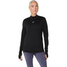 Road Winter Seamless Laufshirt Damen - schwarz, 