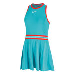 Nike Bekleidung Nike Court Dri-FIT Slam Kleid Damen-T&uuml;rkis,Rot