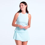 Lucky in Love Bekleidung Lucky in Love Paris Weave Tank-Top Damen - hellblau, wei&szlig;