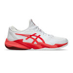 ASICS Tennisschuhe ASICS Court FF 3 Novak Allcourtschuh Herren-Wei&szlig;,Koralle