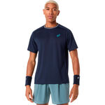 ASICS Tennisbekleidung ASICS Game   T-Shirt Herren-dunkelblau