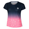 Colortwist Capsleeve T-Shirt Damen-Pink,Dunkelblau