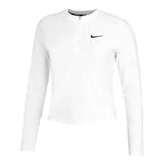 Nike Bekleidung Nike Court Dri-Fit Advantage Longsleeve Damen-Weiß