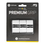 Tennis-Point Overgrips Tennis-Point Premium Grip 3er Pack-Weiß