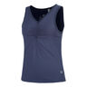 Top Bubble Tank-Top Damen - dunkelblau