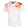 Topspin T-Shirt Herren-Weiß,Rot