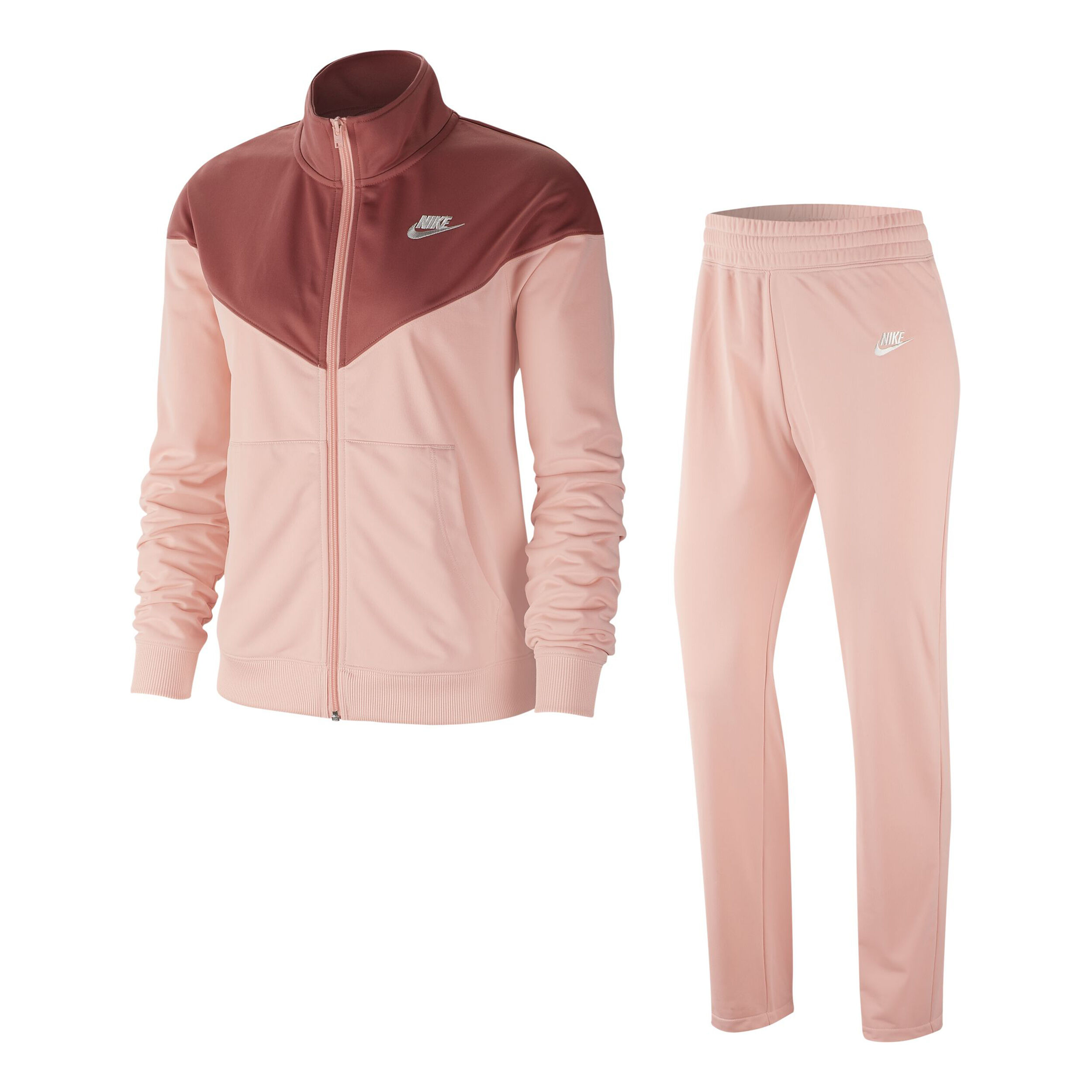 Nike Sportswear Trainingsanzug Damen - Rosa, Dunkelrot