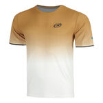 Bullpadel Bekleidung Bullpadel Merga T-Shirt Herren - bronze, wei&szlig;