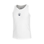 Quiet Please Bekleidung Quiet Please Racerback Tank-Top Mädchen-Weiß,Dunkelblau