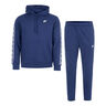 Club Fleece GX Trainingsanzug Herren - dunkelblau, weiß