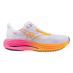 Mizuno Laufschuhe Mizuno Wave Rider 29 Neutralschuh Unisex - weiß, orange