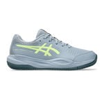 ASICS Sandplatzschuh ASICS GEL-RESOLUTION X GS Sandplatzschuh Kinder-grau, limette