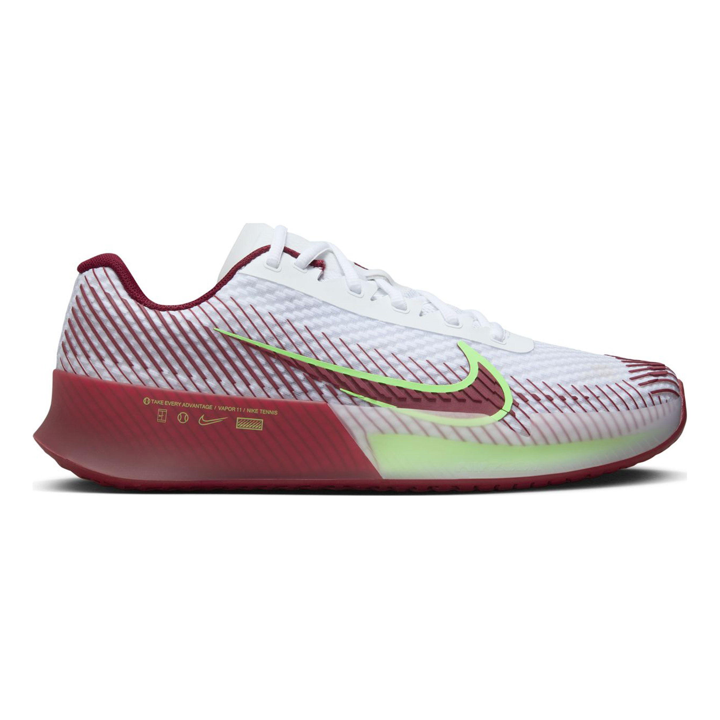 Nike Air Zoom Vapor 11 Allcourtschuh Herren WeiB Dunkelrot online kaufen Tennis Point CH