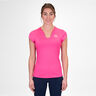 Crew V-Neck T-Shirt Damen-Pink