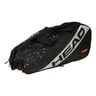 Team Racquet Bag M Schl&auml;gertasche 6er-Gr&uuml;n,Schwarz