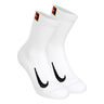 Court Multiplier Cushioned Tennissocken 2er Pack-Wei&szlig;,Schwarz