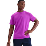 Nike Bekleidung Nike Miler Laufshirt Herren - lila, silber