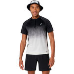 ASICS Laufshirt ASICS Road Fade Laufshirt Herren-schwarz, beige