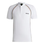 BOSS Bekleidung BOSS Pariq TOC Mesh Polo Herren-Wei&szlig;
