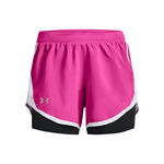 Under Armour Bekleidung Under Armour Fly By 2.0 2in1 Shorts Damen-Pink,Wei&szlig;