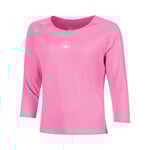 Quiet Please T-Shirt Quiet Please Crush Mixed Longsleeve M&auml;dchen-pink, wei&szlig;