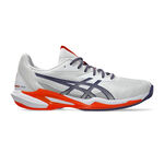 ASICS Tennisschuhe ASICS Solution Speed FF 3 Sandplatzschuh Herren-Weiß,Flieder