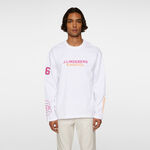 JLindeberg Bekleidung JLindeberg Kangol Davie Longsleeve Herren-Weiß