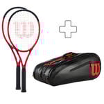 Wilson Schlägerpaket Wilson Clash 100 Pro V2.0 Turnierschläger