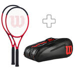 Wilson Schlägerpaket Wilson Clash 100 Pro V2.0 Turnierschläger