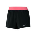 Mizuno Bekleidung Mizuno Alpha 4.5in Shorts Damen-Schwarz,Pink