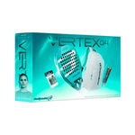 Bullpadel Padelschläger Bullpadel Vertex 04 Pack Woman Padelschläger plus Balldose, plus Overgrip, plus Rucksack-weiß