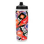 Nike Zubehör Nike Nike Refuel Bottle 24oz/709 Ml Graphic Trinkflasche-Transparent,Schwarz