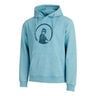 Create Washed Out Loose Fit Hoody Herren-Hellblau,Petrol
