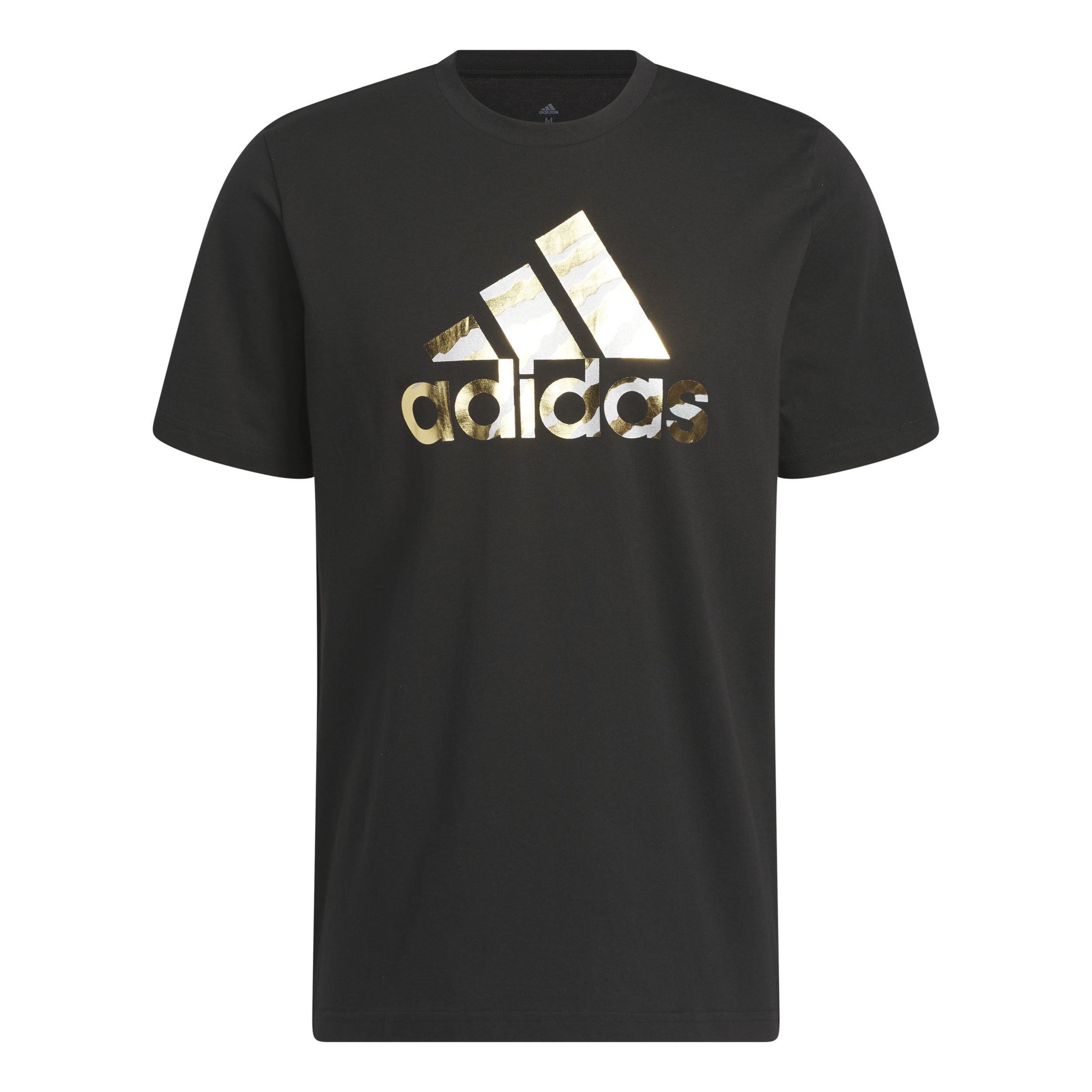 adidas Power Logo Foil T Shirt Herren Schwarz Gold online kaufen Tennis Point CH