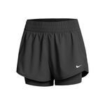 Nike Oberbekleidung Nike Dri-Fit One MR 2in1 Shorts Damen-Schwarz
