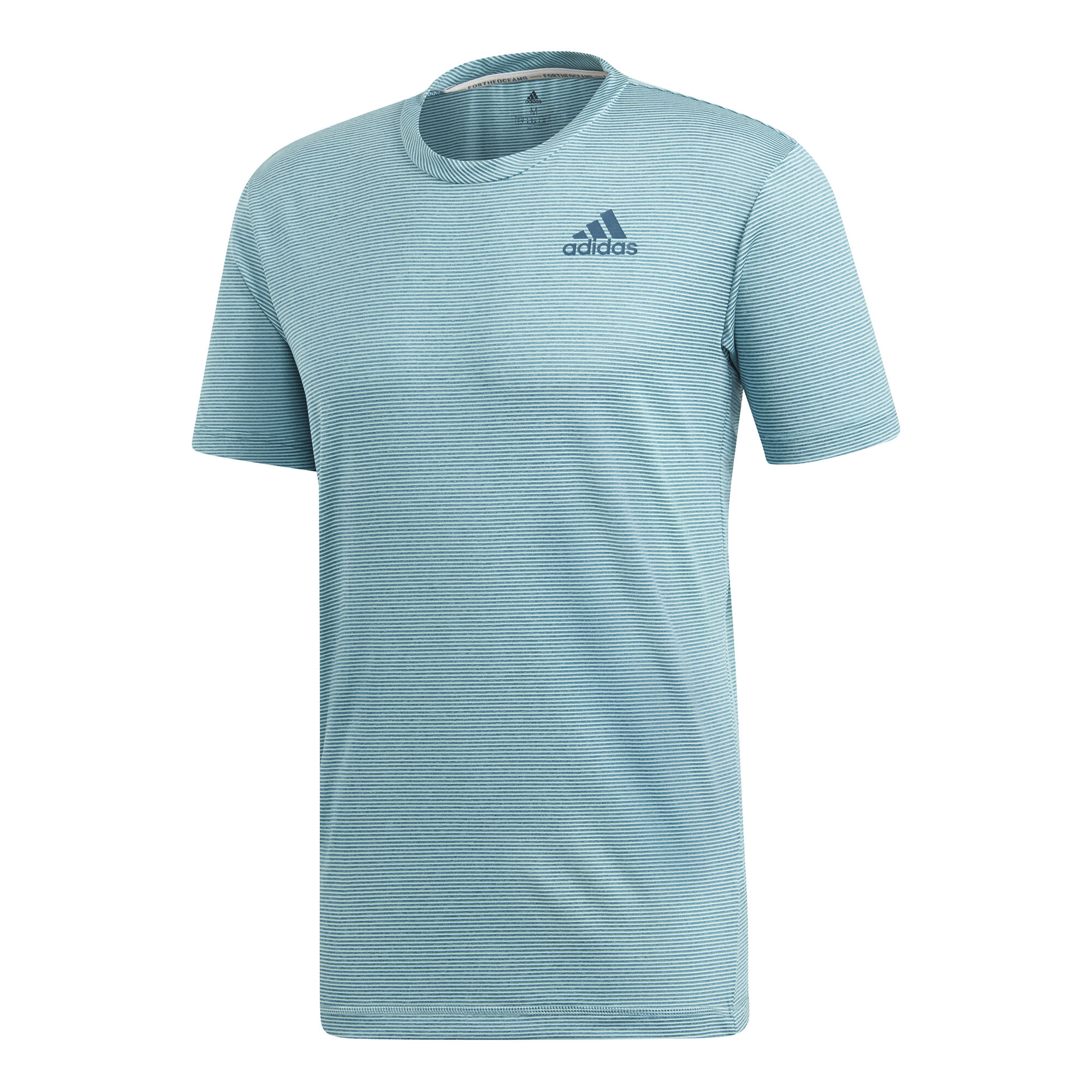 adidas Parley Striped T-Shirt Herren - Mint, Petrol online ...