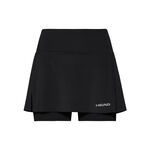 HEAD Bekleidung HEAD Club Basic Rock Damen-Schwarz,Silber
