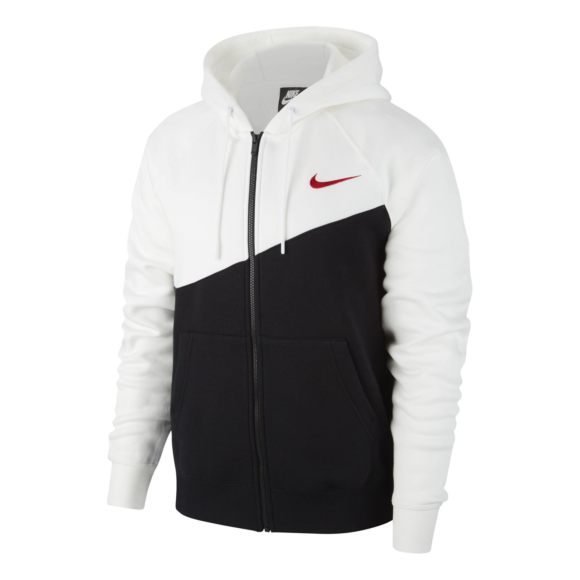 Nike Sportswear Swoosh Sweatjacke Herren - Schwarz, Weiß ...