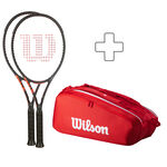 Wilson Schl&auml;gerpaket Wilson Clash 100 V3.0 Turnierschl&auml;ger