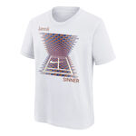 Nike Bekleidung Nike Jannik Sinner T-Shirt Herren-Weiß